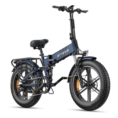 (Midnight Blue) Engwe Engine Pro 2.0, 52V Folding E-Bike 1200W