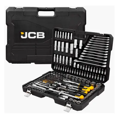 JCB Piece Socket and Bit Set, Chrome Vanadium Steel : JCB-38841