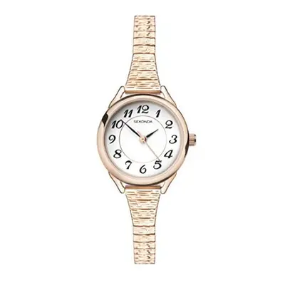 SEKONDA Womens Analogue Classic Quartz Watch with Stainless Steel Strap 2639.27