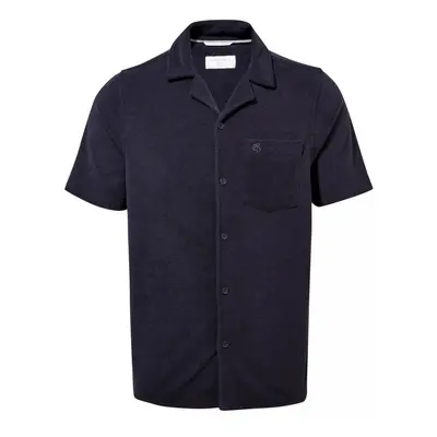 (S, Blue Navy) Craghoppers Mens Cholla NosiBotanical Short-Sleeved Shirt