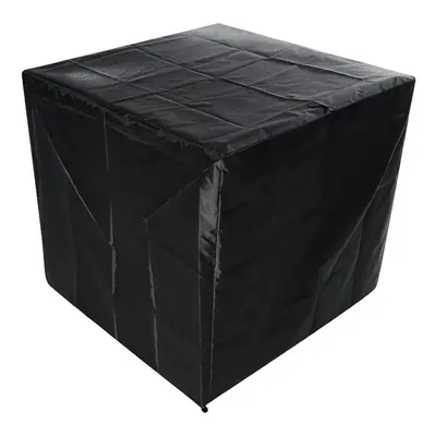 (Black) Inch Air Conditioner Cover Furniture Waterproof Windproof Tool Storage