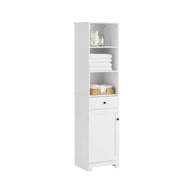 SoBuyÂ® BZR17-W, Bathroom Storage Cabinet Bathroom Tall Cabinet Unit