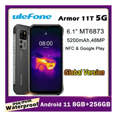 Ulefone Power Armor 11T 8+256GB 5G Rugged Global Phone Thermal Imaging Camera