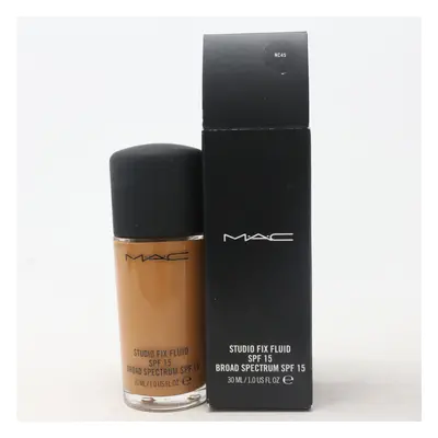 (NC45) Mac Studio Fix Fluid Foundation Spf 1oz/30ml New With Box