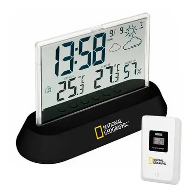 weather station transparent cm black 2-part