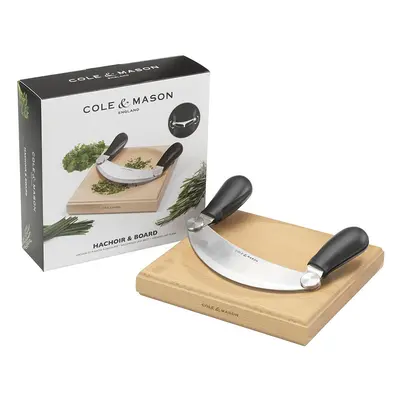 Cole & Mason Hachoir and Board Gift Set, Beech and Stainless Steel