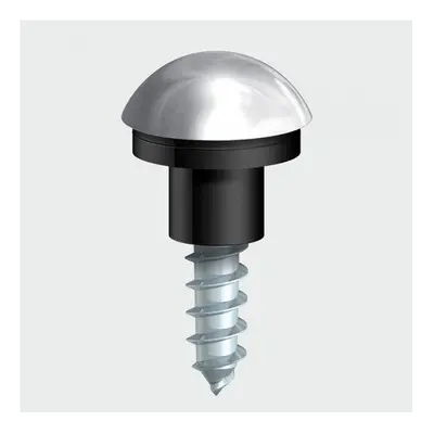 TIMco 00082CMIR200 Mirror Screw PZ2 Dome Chrome x 2" Box of