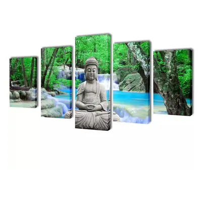 Canvas Wall Print Set Buddha x cm