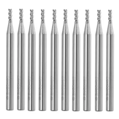 10pcs 2mm HRC58 Flutes End Mill Cutter Tungsten Carbide CNC Milling Tool for Aluminum