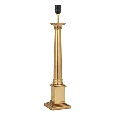 Luxury Traditional Table Lamp Light Solid Brass BASE ONLY 630mm Tall Bulb Holder