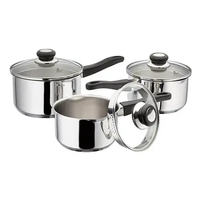 Judge Vista NEW Piece Draining Saucepan Set