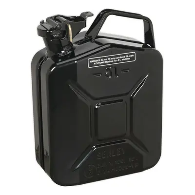 5 Litre Jerry Can - Leak-Proof Bayonet Closure - Fuel Resistant Lining - Black