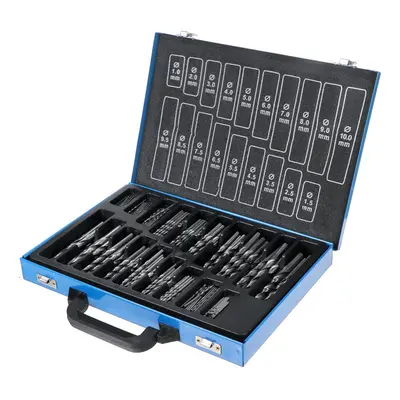 170Pcs Presion HSS Engineering Drill Bit Set 1mm-10mm Assorted Kit Metal Case