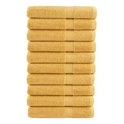 (gold, x cm/ pcs) vidaXL Premium Sauna Towels Guest Bath Towel pcs Grey 600gsm 100% Cotton