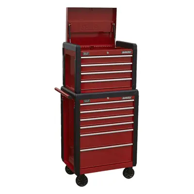 702 x x 1440mm Drawer Combination Tool Chest - RED Mobile Storage Box