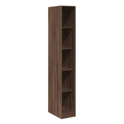 (brown oak, x x cm/ shelves piece) vidaXL Wardrobe Clothing Storage Hanger Clothes Cabinet Close