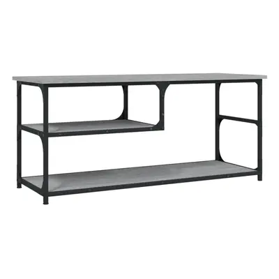 (grey sonoma) vidaXL TV Cabinet TV Unit TV Stand Media Cabinet Engineered Wood and Steel