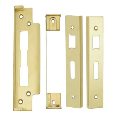 Rebate Kit for BS Lever Sash Locks For Double Doors 13mm Stainless Brass