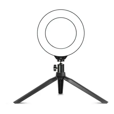 (26cm, Without Phone Clip) LED Ring Light Stand 3200K-5800K Dimmable Lamp for Selfie Video Photo