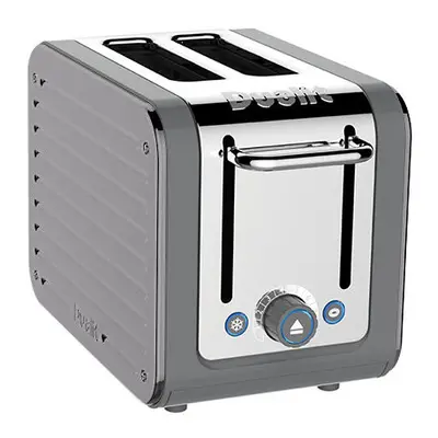 Dualit Architect Slot Grey Body With Metallic Silver Panel Toaster