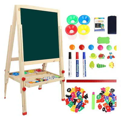 (7.3KG) Double-Sided Kids Wooden Art Easel