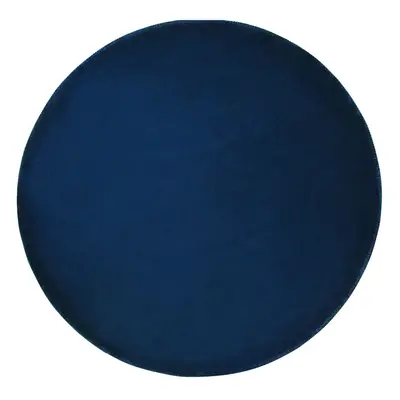 Round Viscose Area Rug cm Navy Blue GESI II