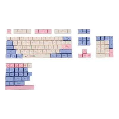 127 Keys Bubble PBT Keycap Set XDA Profile Sublimation Custom Keycaps for Mechanical Keyboards