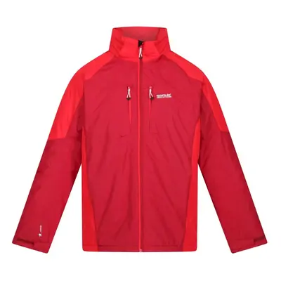 (2XL, Dark Red/Chinese Red) Regatta Mens Calderdale Waterproof Jacket