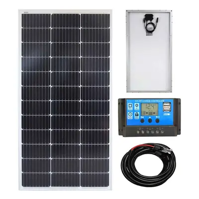 Mono 100W Solar Panel (rigid) Kit