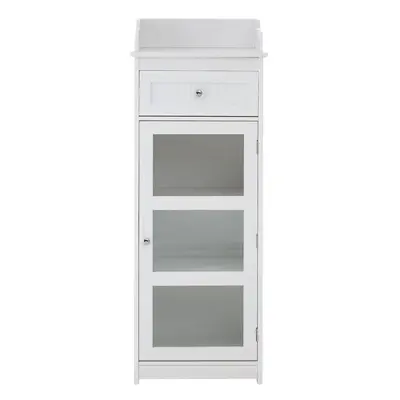 Premier Housewares Portland Glass Door Floor Standing Cabinet