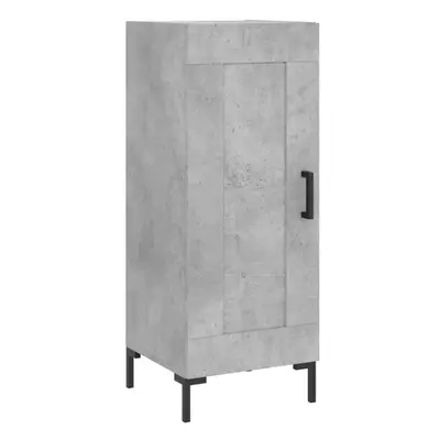 (concrete grey) vidaXL Sideboard Storage Cabinet Side Cabinet Cupboard White Engineered Wood