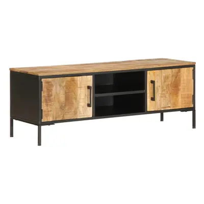 vidaXL TV Cabinet TV Stand Entertainment Centre TV Unit Solid Rough Wood Mango