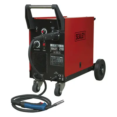 210A Gas / No-Gas MIG Welder with Euro Torch - 2m Earth Cable - 230V Supply