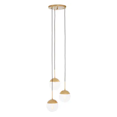 Premier Housewares Revive Gold Finish Pendant Light