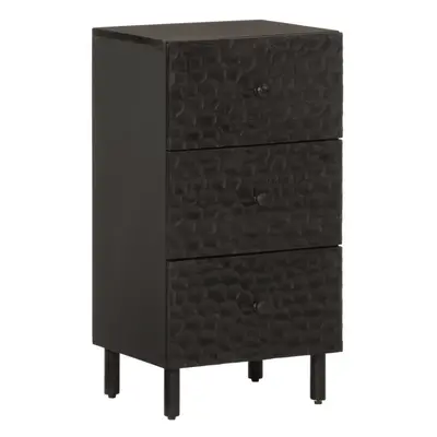 (black, solid mango wood) vidaXL Side Cabinet Storage Cabinet Cupboard Sideboard Highboard Solid