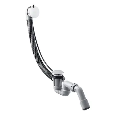 hansgrohe complete set for Flexaplus waste and overflow set, standard bathtub, chrome