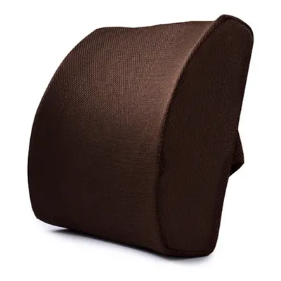 (Coffee) Soft Memory Foam Waist Pillow - Slow Rebound Cushion Health Waist Back Protection Mat