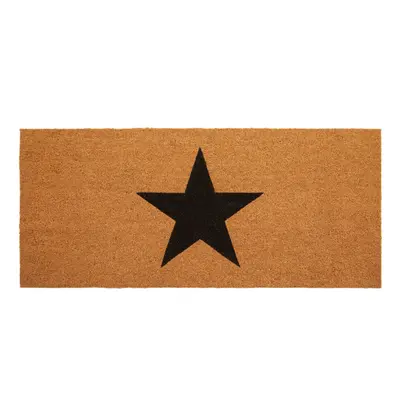 Premier Housewares Big Black Star Doormat