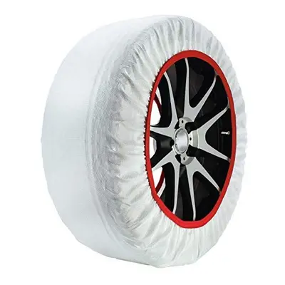 Husky HUSTX02 Snow Chains, White, Medium