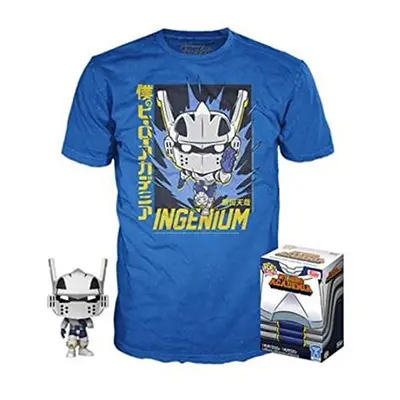 Pop- Pop & Tee My Hero Academia TENYA IIDA INGENIUM (Full Mech Suit) T-Shirt Size Playsets, Mult