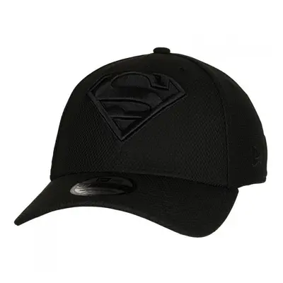 Superman 856868-small-med Symbol Era 39Thirty Fitted Hat, Black - Small & Medium