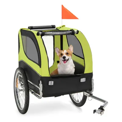 Dog Bike Trailer Folding Pet Bicycle Cart Wagon Carrier Pet