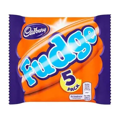 Cadbury Fudge Bar Pack 127.5g Case of