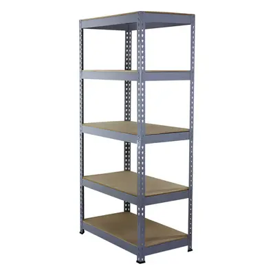 1 Racking Bay 90cm Garage Shelves Storage Warehouse Shelving Unit Steel Tier