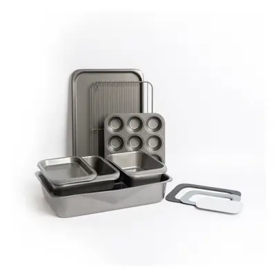 MasterClass Smart Space Stacking Non-Stick Bakeware Set, Piece, Gift Boxed MasterClass Smart Spa