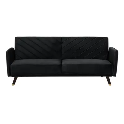 Sofa Bed SENJA Black Velvet