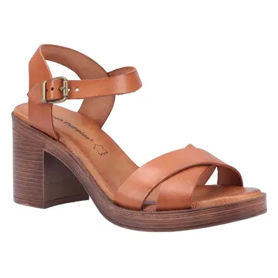 (41, Tan) Hush Puppies: Womens Black Georgia Heeled Sandal