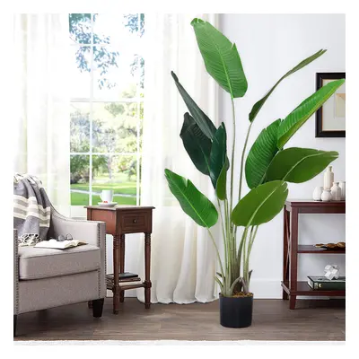 (1.6m) Artificial Tropical Tree Travelers Banana Potted Plants In/Outdoor