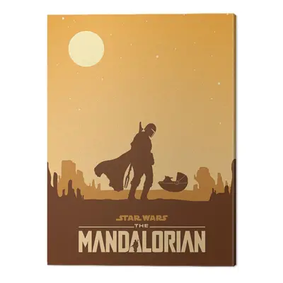 Star Wars: The Mandalorian Meeting Canvas Print