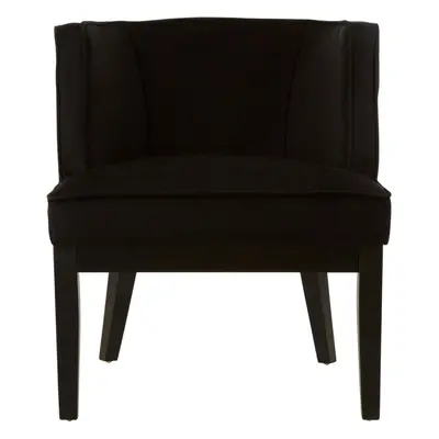 Premier Housewares Daxton Black Rounded Chair